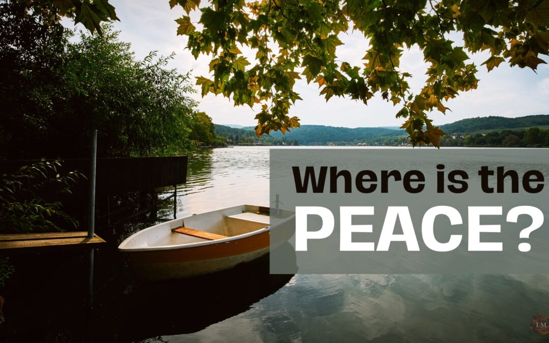 Where is the Peace?