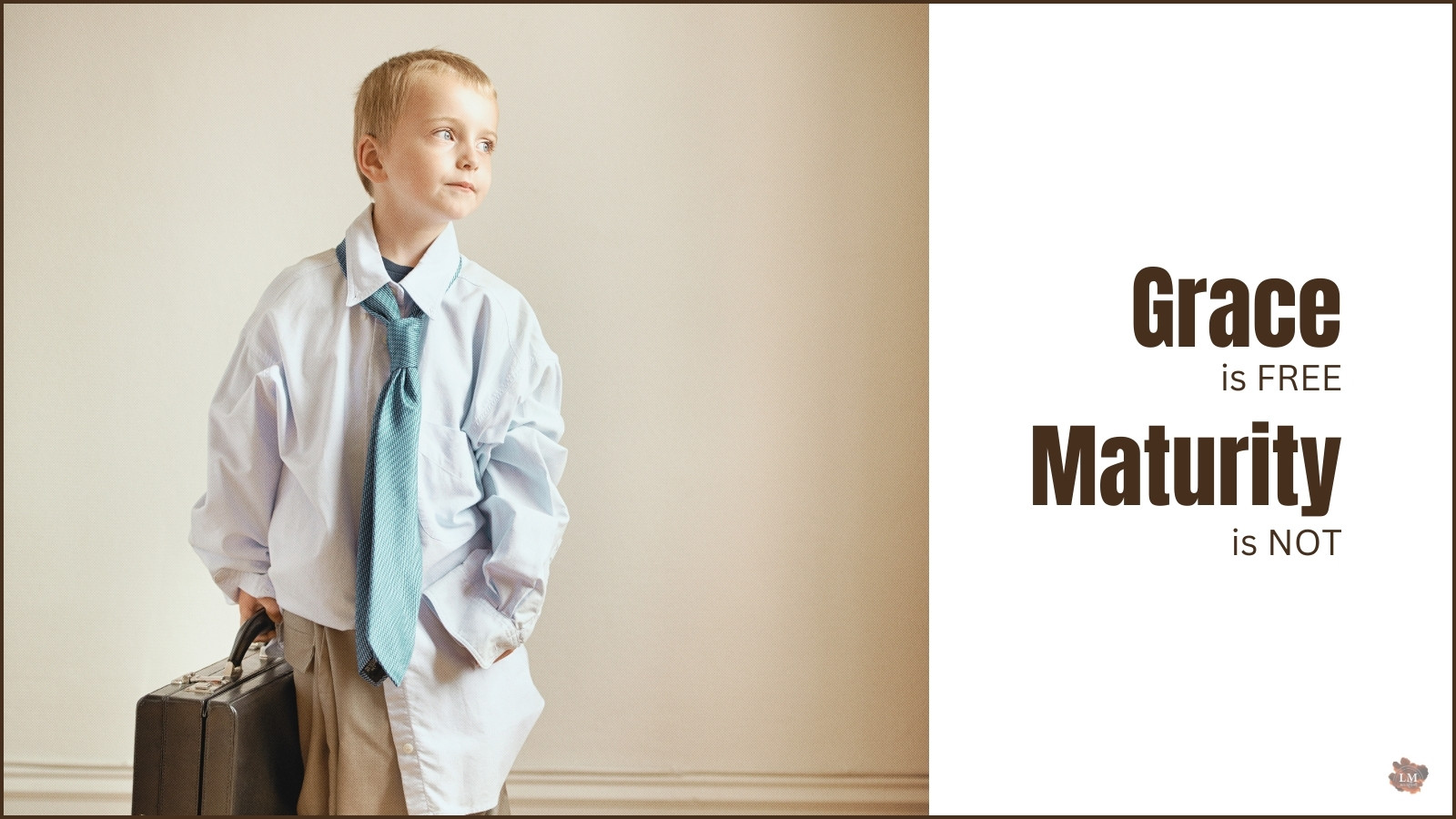 Grace Markowitz Grace is Free. Maturity is not. - Linda Markowitz Ministries